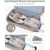 image:imageBAGSMART 40L Rolling Duffle Bag with Wheels and Handle TSA Carry On Bags for Travel with Shoe Compartment CharcoalCharcoal