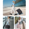 image:imageBAGSMART 40L Rolling Duffle Bag with Wheels and Handle TSA Carry On Bags for Travel with Shoe Compartment CharcoalCharcoal