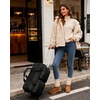 image:imageBAGSMART 40L Rolling Duffle Bag with Wheels and Handle TSA Carry On Bags for Travel with Shoe Compartment CharcoalCharcoal