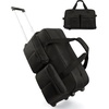 image:imageBAGSMART 40L Rolling Duffle Bag with Wheels and Handle TSA Carry On Bags for Travel with Shoe Compartment CharcoalCharcoal