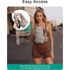 image:imageBAGSMART 40oz Water Bottle Holder with Strap Quilted Crossbody Purse Drink Carrier Gym Accessories for WomenBrown