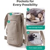 image:imageBAGSMART 40oz Water Bottle Holder with Strap Quilted Crossbody Purse Drink Carrier Gym Accessories for WomenCoral