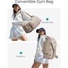 image:imageBAGSMART 4IN1 Gym Bag for Women Men TSA Duffle Bag for Travel  With Shoe Compartment amp Wet Pocket 22L30L38L Tactical Backpack with 40oz Water Bottle Holder Lightweight WaterresistantDBeige