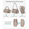 image:imageBAGSMART 4IN1 Gym Bag for Women Men TSA Duffle Bag for Travel  With Shoe Compartment amp Wet Pocket 22L30L38L Tactical Backpack with 40oz Water Bottle Holder Lightweight WaterresistantDBeige