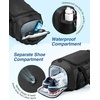 image:imageBAGSMART 4IN1 Gym Bag for Women Men TSA Duffle Bag for Travel  With Shoe Compartment amp Wet Pocket 22L30L38L Tactical Backpack with 40oz Water Bottle Holder Lightweight WaterresistantBlack