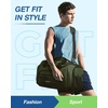 image:imageBAGSMART 4IN1 Gym Bag for Women Men TSA Duffle Bag for Travel  With Shoe Compartment amp Wet Pocket 22L30L38L Tactical Backpack with 40oz Water Bottle Holder Lightweight WaterresistantGreen
