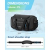 image:imageBAGSMART 4IN1 Gym Bag for Women Men TSA Duffle Bag for Travel  With Shoe Compartment amp Wet Pocket 22L30L38L Tactical Backpack with 40oz Water Bottle Holder Lightweight WaterresistantKakhi