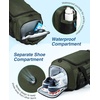 image:imageBAGSMART 4IN1 Gym Bag for Women Men TSA Duffle Bag for Travel  With Shoe Compartment amp Wet Pocket 22L30L38L Tactical Backpack with 40oz Water Bottle Holder Lightweight WaterresistantGreen