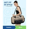 image:imageBAGSMART 4IN1 Gym Bag for Women Men TSA Duffle Bag for Travel  With Shoe Compartment amp Wet Pocket 22L30L38L Tactical Backpack with 40oz Water Bottle Holder Lightweight WaterresistantKakhi