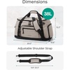 image:imageBAGSMART 4IN1 Gym Bag for Women Men TSA Duffle Bag for Travel  With Shoe Compartment amp Wet Pocket 22L30L38L Tactical Backpack with 40oz Water Bottle Holder Lightweight WaterresistantCamel