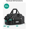 image:imageBAGSMART 4IN1 Gym Bag for Women Men TSA Duffle Bag for Travel  With Shoe Compartment amp Wet Pocket 22L30L38L Tactical Backpack with 40oz Water Bottle Holder Lightweight WaterresistantDesert Khaki