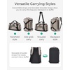 image:imageBAGSMART 4IN1 Gym Bag for Women Men TSA Duffle Bag for Travel  With Shoe Compartment amp Wet Pocket 22L30L38L Tactical Backpack with 40oz Water Bottle Holder Lightweight WaterresistantCamel