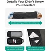 image:imageBAGSMART 6 Set 4 Set2 Set Compression Packing Cubes for Travel Lightweight Luggage Organizer Bags Durable Space Saver Bags Travel EssentialsA Black