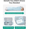 image:imageBAGSMART 6 Set 4 Set2 Set Compression Packing Cubes for Travel Lightweight Luggage Organizer Bags Durable Space Saver Bags Travel EssentialsA Blue