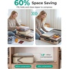 image:imageBAGSMART 6 Set 4 Set2 Set Compression Packing Cubes for Travel Lightweight Luggage Organizer Bags Durable Space Saver Bags Travel EssentialsAntique White