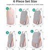 image:imageBAGSMART 6 Set 4 Set2 Set Compression Packing Cubes for Travel Lightweight Luggage Organizer Bags Durable Space Saver Bags Travel EssentialsCamel6 PCS
