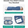 image:imageBAGSMART 6 Set 4 Set2 Set Compression Packing Cubes for Travel Lightweight Luggage Organizer Bags Durable Space Saver Bags Travel EssentialsDja Vu Blue