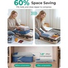 image:imageBAGSMART 6 Set 4 Set2 Set Compression Packing Cubes for Travel Lightweight Luggage Organizer Bags Durable Space Saver Bags Travel EssentialsDja Vu Blue
