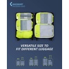 image:imageBAGSMART 6 Set 4 Set2 Set Compression Packing Cubes for Travel Lightweight Luggage Organizer Bags Durable Space Saver Bags Travel EssentialsHighlight Yellow