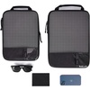 image:imageBAGSMART 6 Set 4 Set2 Set Compression Packing Cubes for Travel Lightweight Luggage Organizer Bags Durable Space Saver Bags Travel EssentialsJet Black