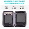 image:imageBAGSMART 6 Set 4 Set2 Set Compression Packing Cubes for Travel Lightweight Luggage Organizer Bags Durable Space Saver Bags Travel EssentialsJet Black