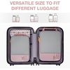 image:imageBAGSMART 6 Set 4 Set2 Set Compression Packing Cubes for Travel Lightweight Luggage Organizer Bags Durable Space Saver Bags Travel EssentialsLight Pink
