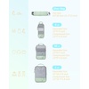 image:imageBAGSMART 6 Set 4 Set2 Set Compression Packing Cubes for Travel Lightweight Luggage Organizer Bags Durable Space Saver Bags Travel EssentialsLime Cream