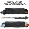 image:imageBAGSMART 6 Set 4 Set2 Set Compression Packing Cubes for Travel Lightweight Luggage Organizer Bags Durable Space Saver Bags Travel EssentialsMidnight Black