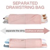 image:imageBAGSMART 6 Set 4 Set2 Set Compression Packing Cubes for Travel Lightweight Luggage Organizer Bags Durable Space Saver Bags Travel EssentialsPink