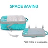 image:imageBAGSMART 6 Set 4 Set2 Set Compression Packing Cubes for Travel Lightweight Luggage Organizer Bags Durable Space Saver Bags Travel EssentialsProcess Cyan