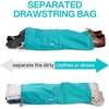 image:imageBAGSMART 6 Set 4 Set2 Set Compression Packing Cubes for Travel Lightweight Luggage Organizer Bags Durable Space Saver Bags Travel EssentialsProcess Cyan