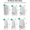 image:imageBAGSMART 6 Set 4 Set2 Set Compression Packing Cubes for Travel Lightweight Luggage Organizer Bags Durable Space Saver Bags Travel EssentialsSeaside Dots