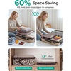 image:imageBAGSMART 6 Set 4 Set2 Set Compression Packing Cubes for Travel Lightweight Luggage Organizer Bags Durable Space Saver Bags Travel EssentialsTwilight Leopard