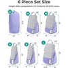 image:imageBAGSMART 6 Set 4 Set2 Set Compression Packing Cubes for Travel Lightweight Luggage Organizer Bags Durable Space Saver Bags Travel EssentialsVery Peri