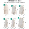 image:imageBAGSMART 6 Set 4 Set2 Set Compression Packing Cubes for Travel Lightweight Luggage Organizer Bags Durable Space Saver Bags Travel EssentialsWeekend Check