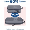 image:imageBAGSMART 6 Set Compression Packing Cubes Travel Luggage Organizer Bags04Grey
