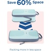 image:imageBAGSMART 6 Set Compression Packing Cubes Travel Luggage Organizer Bags06Sky Blue