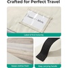 image:imageBAGSMART 6 Set Packing Cubes for Travel with Budget Airline Neck Pillow  Travel essentials Premium Taslan luggage organizers for all suitcases Ultimate budget airline hack 100 Personal item safeBlack