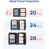 image:imageBAGSMART 8 Pcs Compression Packing Cubes Travel Packing Cubes with 4 Pack Vacuum Storage Bags for Women Travel Essentials Handrolled Space Saver Bags Beige
