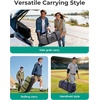 image:imageBAGSMART 83L Foldable Travel Bag Large Duffle Bag for Travel Weekender Duffel Luggage Bag for Sport College Camping Water Resistant BrownBlack