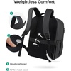 image:imageBAGSMART Backpack for Women Travel Backpack with Large Side Pocket 156 Inch Work College Backpack Purse Waterproof Business Teacher Laptop Bag Camel173 Ingreen