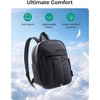 image:imageBAGSMART Backpack for Women Travel Backpack with Large Side Pocket 156 Inch Work College Backpack Purse Waterproof Business Teacher Laptop Bag Camel97 Inchocolate