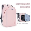 image:imageBAGSMART Camera Backpack DSLR SLR Camera Bag Backpack Fits 156 Inch LaptopAntiTheft Waterproof Camera Case for PhotographersMen Womenwith Rain CoverTripod HolderBlackPink
