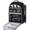 image:imageBAGSMART Camera Backpack DSLR SLR Camera Bag Backpack Fits 156 Inch LaptopAntiTheft Waterproof Camera Case for PhotographersMen Womenwith Rain CoverTripod HolderBlackBlack