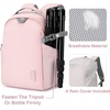 image:imageBAGSMART Camera Backpack DSLR SLR Camera Bag Backpack Fits 156 Inch LaptopAntiTheft Waterproof Camera Case for PhotographersMen Womenwith Rain CoverTripod HolderBlackPink