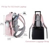 image:imageBAGSMART Camera Backpack DSLR SLR Camera Bag Backpack Fits 156 Inch LaptopAntiTheft Waterproof Camera Case for PhotographersMen Womenwith Rain CoverTripod HolderBlackPink