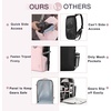 image:imageBAGSMART Camera Backpack DSLR SLR Camera Bag Backpack Fits 156 Inch LaptopAntiTheft Waterproof Camera Case for PhotographersMen Womenwith Rain CoverTripod HolderBlackPink
