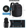 image:imageBAGSMART Camera Bag for DSLR Waterproof Camera Backpacks for Photographers Camera Case with Laptop Compartment156 BlackBlack