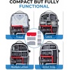 image:imageBAGSMART Camera Bag for DSLR Waterproof Camera Backpacks for Photographers Camera Case with Laptop Compartment156 BlackBlack