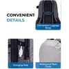 image:imageBAGSMART Camera Bag for DSLR Waterproof Camera Backpacks for Photographers Camera Case with Laptop Compartment156 BlackGrey